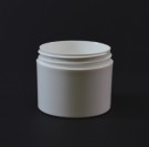 3 oz 58/400 White Thick Wall Straight Base PP Jar