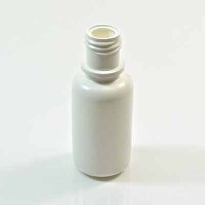 1/2 oz 15/415 Boston Round White LDPE Bottle