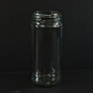 4 OZ 48/485 Flint Round Spice Glass Jar