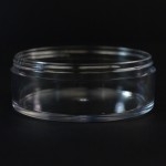 2 oz Heavy Wall Low Profile Clear PETG Jar