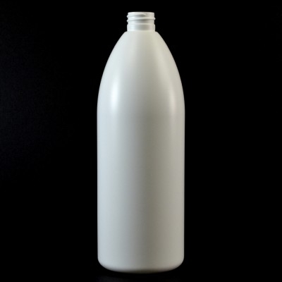 32 oz 28/410 Evolution Round White HDPE Bottle
