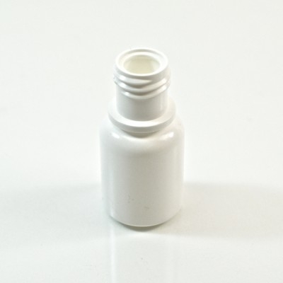 1/4 oz 15/415 Boston Round White HDPE Bottle