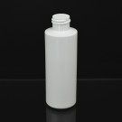 4 oz 20/410 Cylinder Round White HDPE Bottle