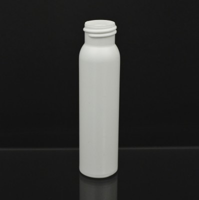 2 oz 20/410 Imperial Round White HDPE Bottle