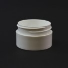 1/2 OZ 43/400 Thick Wall Straight Base White PP Jar - 1520/Case