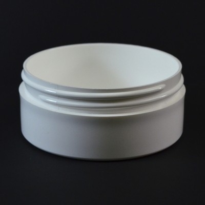 4 oz 89/400 White Thick Wall Straight Base PP Jar