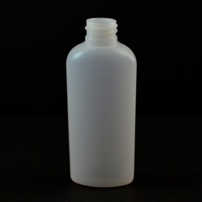 2 oz 20/410 Classic Oval Natural HDPE Bottle