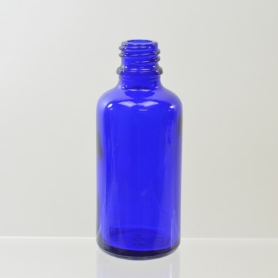 50 ml Euro Dropper 18-DIN Cobalt Glass Bottle
