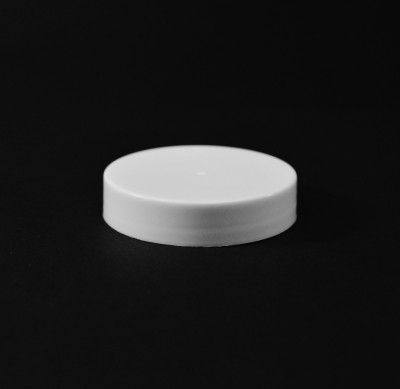 48/400 White Smooth Straight PP Cap / PS Liner - 1700/Case