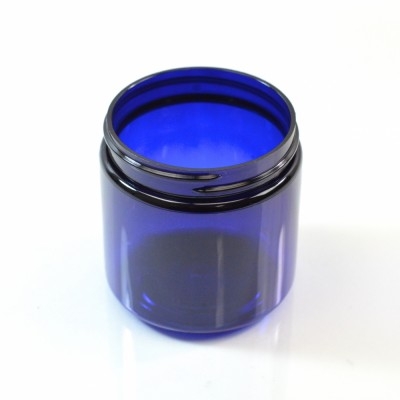 4 oz 58/400 Wide Mouth Cobalt Blue PET Jar