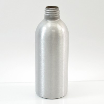 6 oz Brushed Silver 24/410 Aluminum, 53x140 Bottle