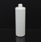12 oz 24/410 Cylinder Round White HDPE Bottle