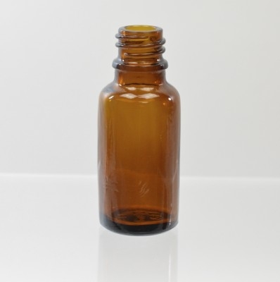 20ml Euro Dropper 18-DIN Amber Glass Bottle