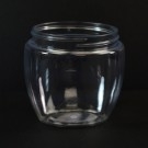 8 oz 70/400 Venetian Clear PET Jar