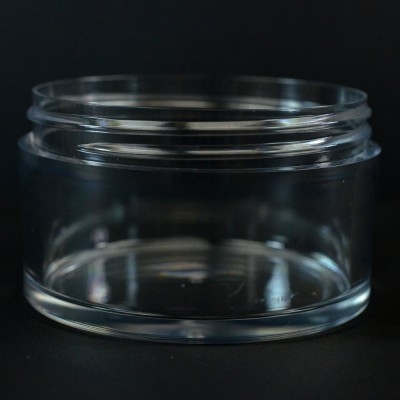 200 ML 83/400 Heavy Wall Low Profile Clear PETG Jar