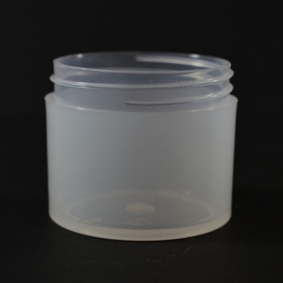 2 OZ 53/400 Thick Wall Straight Base Natural PP Jar - 378/Case