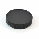 58/400 Black Ribbed Straight PP Cap / F217 Liner - 1100/Case