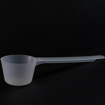 29.6 cc Plastic Measuring Scoop Natural Long Handle 5.237 X 1.737 X 1.158