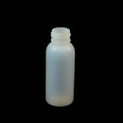 2 OZ 24/410 Royalty Round Natural HDPE Bottle  - 1000/case
