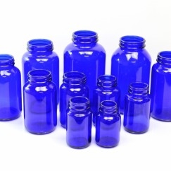 Cobalt Blue Glass Pharmaceutical Packers