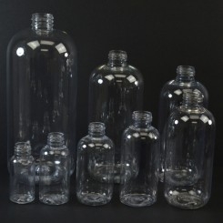 Boston Round Plastic Bottles