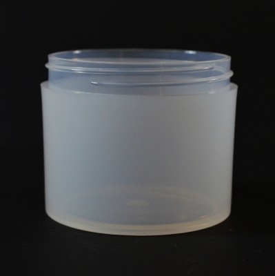 4 oz 70/400 Natural Thick Wall Straight Base PP Jar