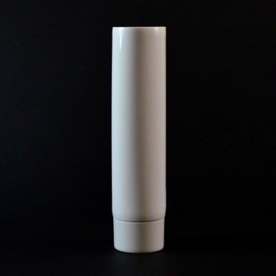 4 oz White MDPE Tube 1 1/2 X 5 7/16 with White Smooth Cap