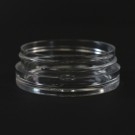 1/2 OZ 53/400 Thick Wall Straight Base Clear PS Jar - 1520/Case