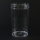 8 oz 63/400 Regular Wall Straight Base Clear PS Jar