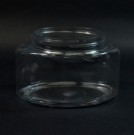 8 oz 70/400 Regular Wall Oval Clear PET Jar
