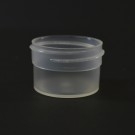 1/2 oz 43/400 Regular Wall Straight Base Natural PP Jar