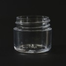 1/4 oz 33/400 Clear Thick Wall Straight Base PS Jar
