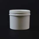 2 oz 58/400 Regular Wall Straight Base White PP Jar