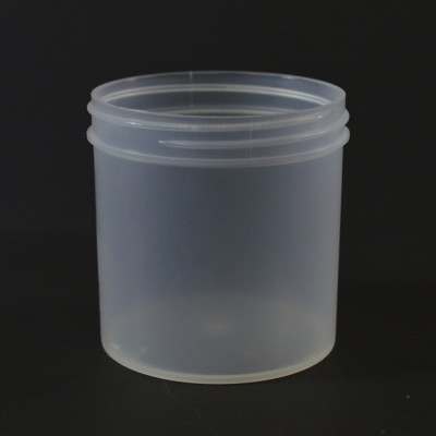 6 oz 70/400 Regular Wall Straight Base Natural PP Jar