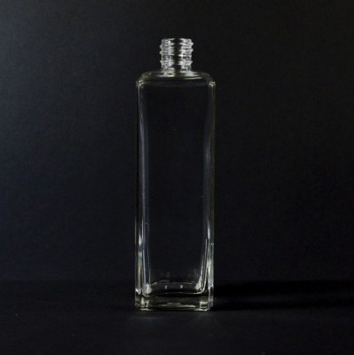 4 oz 18/415 Nancy Square Clear Glass Bottle