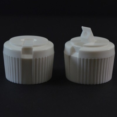 28/410 White Dispensing Spouted Cap PS-121 Land Seal PP