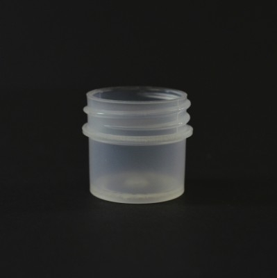 1/4 OZ 33/400 Regular Wall Straight Base Natural PP Jar - 1650/Case