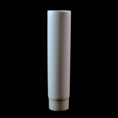 2 oz White MDPE Tube 1 3/16 X 4 5/8 with White Smooth Cap