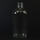 8 oz Boston Round 28/400 Clear Glass Bottle