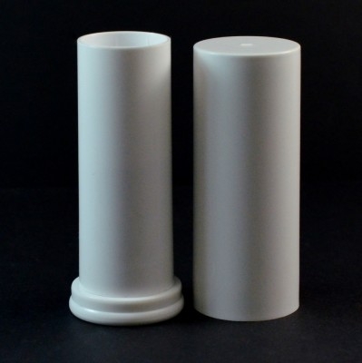 .63 oz White Large Lip Balm Container, 3.15' Tall with Cap - #880