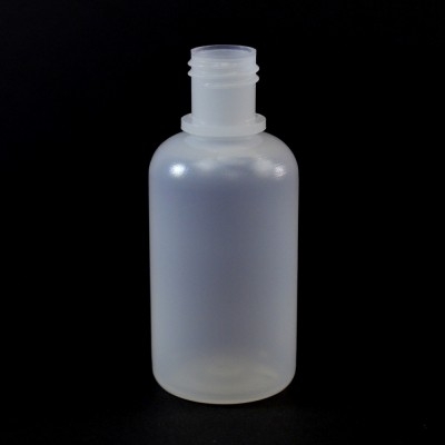 1 oz 20/410 Boston Round Natural HDPE Bottle