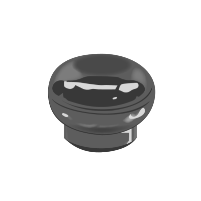 20/415 Black Phenolic Eclipse Cap F217