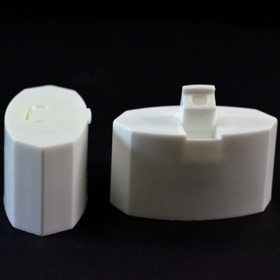 20mm White Dispensing Spouted Cap PS-250 Friction Fit PP