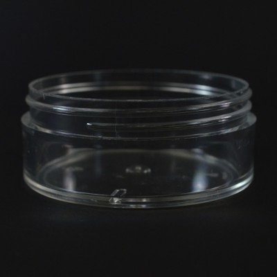 4 oz Clear Plastic Jar THICK WALL 4-70-TW-CPS