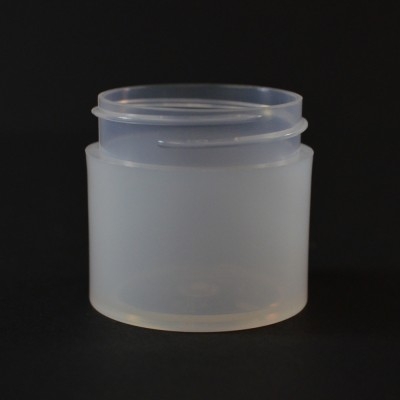 1 OZ 43/400 Thick Wall Straight Base Natural PP Jar - 616/Case