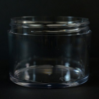 250 ML 83/400 Heavy Wall Low Profile Clear PETG Jar