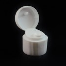 28/410 Ribbed White Snaptop Dispensing PP Cap