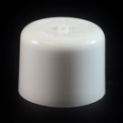 24/410 White Push Pull Soft Radius Dispensing Symmetrical Cap to 8 oz #221