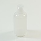 1 oz 15/415 Boston Round Natural HDPE Bottle