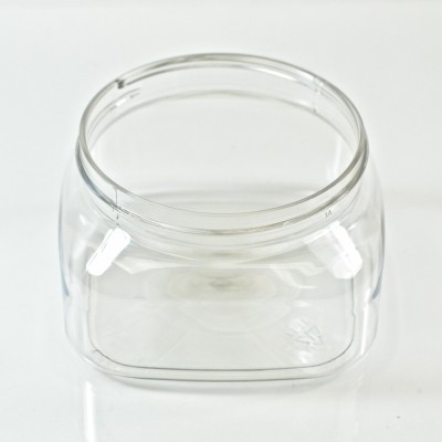 8 Oz SQUARE Clear JARS Empty Plastic Cosmetic Containers PET Jars with –  Grand Parfums II